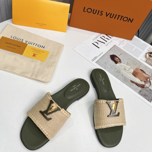 Replica Louis Vuitton Slippers For Women #1224744 $88.00 USD for Wholesale