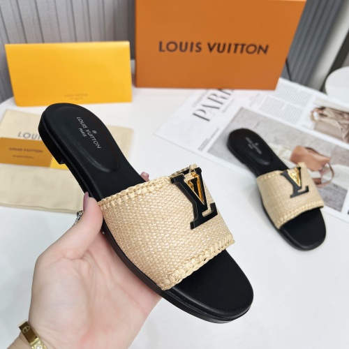 Replica Louis Vuitton Slippers For Women #1224745 $88.00 USD for Wholesale