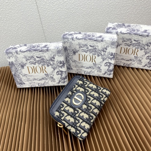 Replica Christian Dior Wallets #1224755 $40.00 USD for Wholesale