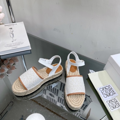 Replica LOEWE Sandal For Women #1224797 $98.00 USD for Wholesale