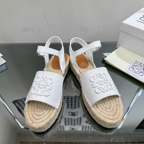 Replica LOEWE Sandal For Women #1224799 $98.00 USD for Wholesale