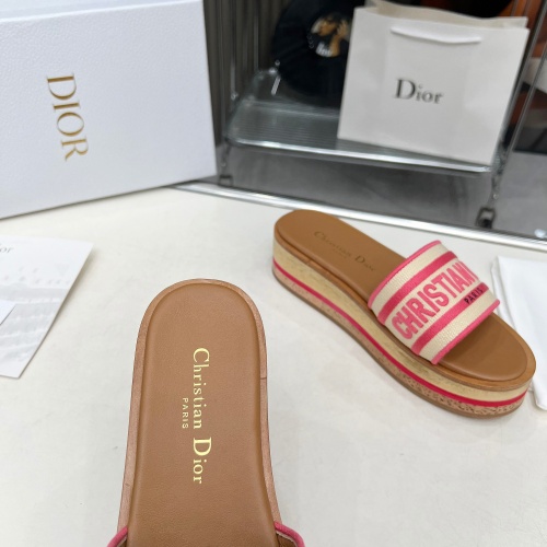 Replica Christian Dior Slippers For Women #1224871 $102.00 USD for Wholesale