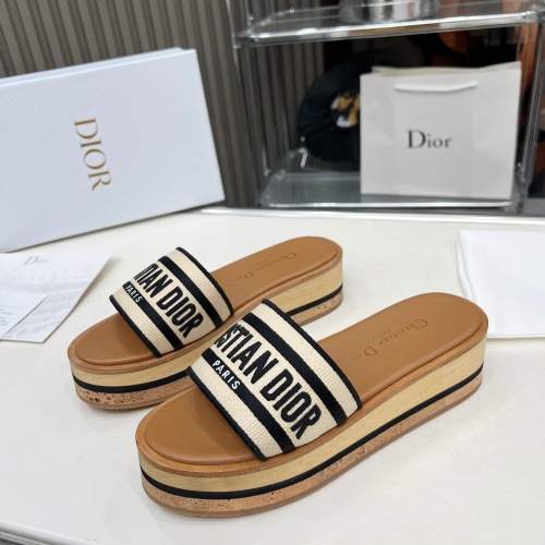 Christian Dior Slippers For Women #1224873 $102.00 USD, Wholesale Replica Christian Dior Slippers