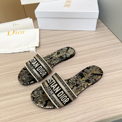 Christian Dior Slippers For Women #1224879 $76.00 USD, Wholesale Replica Christian Dior Slippers