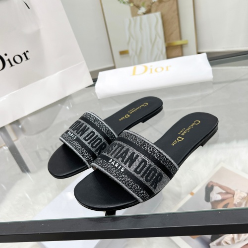 Christian Dior Slippers For Women #1224880 $76.00 USD, Wholesale Replica Christian Dior Slippers