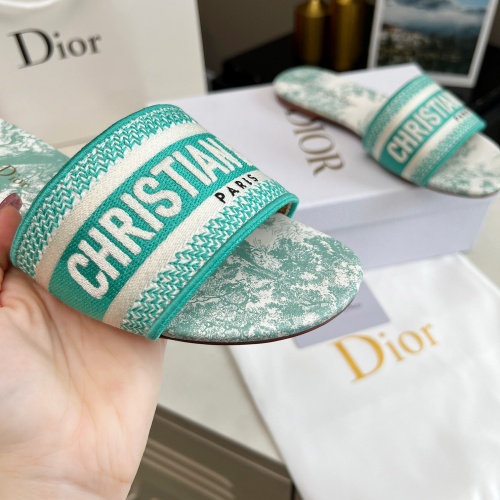 Replica Christian Dior Slippers For Women #1224883 $76.00 USD for Wholesale