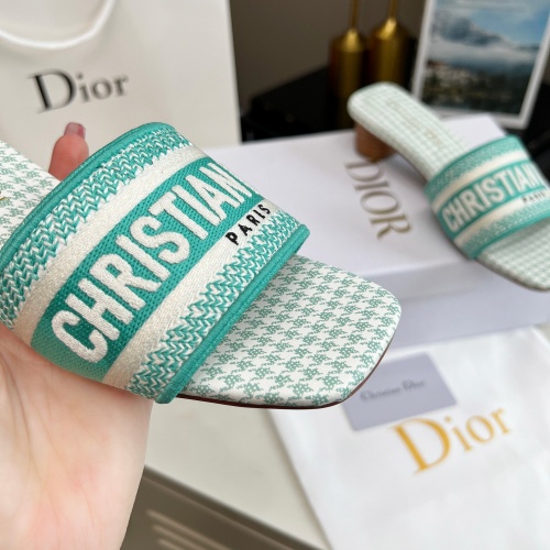 Replica Christian Dior Slippers For Women #1224885 $82.00 USD for Wholesale