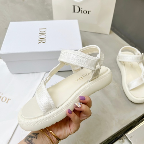 Replica Christian Dior Sandal For Women #1224886 $82.00 USD for Wholesale