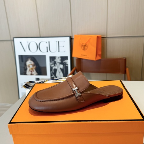 Replica Hermes Slippers For Women #1224891 $98.00 USD for Wholesale