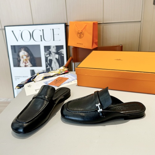 Replica Hermes Slippers For Women #1224892 $98.00 USD for Wholesale