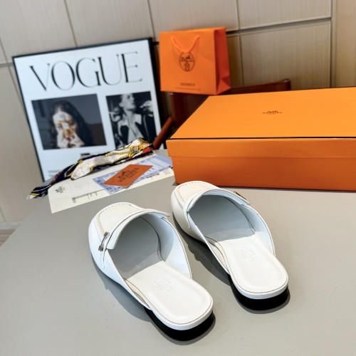 Replica Hermes Slippers For Women #1224894 $98.00 USD for Wholesale