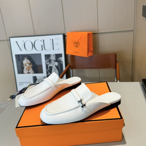 Replica Hermes Slippers For Women #1224894 $98.00 USD for Wholesale