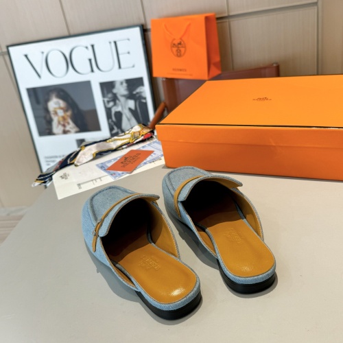 Replica Hermes Slippers For Women #1224895 $98.00 USD for Wholesale