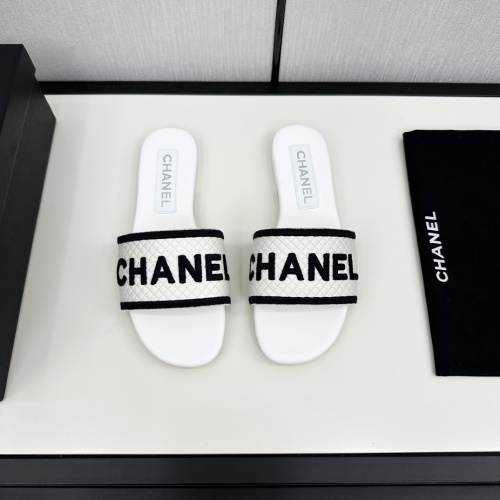 Replica Chanel Slippers For Women #1224898 $92.00 USD for Wholesale