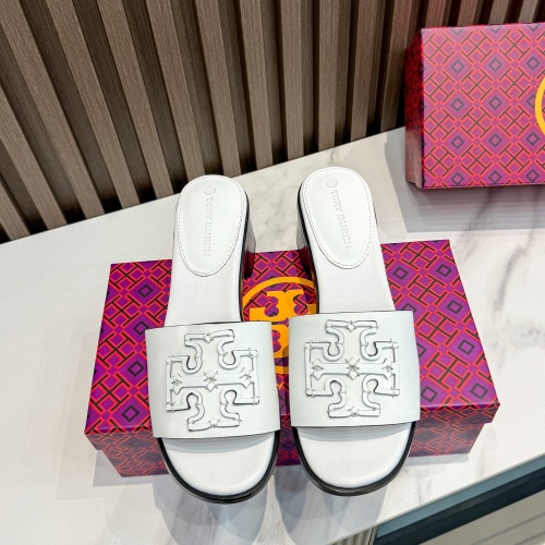 Replica Tory Burch TB Slippers For Women #1224938 $76.00 USD for Wholesale