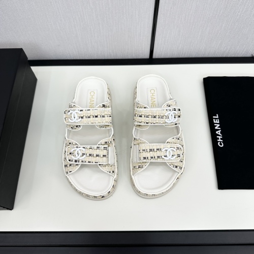 Chanel Slippers For Women #1224968 $100.00 USD, Wholesale Replica Chanel Slippers