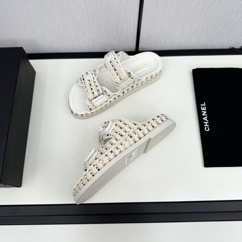 Replica Chanel Slippers For Women #1224968 $100.00 USD for Wholesale