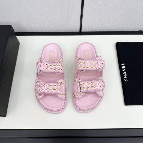 Chanel Slippers For Women #1224969 $100.00 USD, Wholesale Replica Chanel Slippers