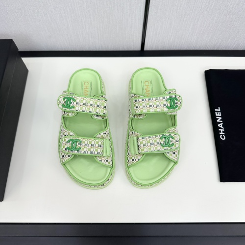 Chanel Slippers For Women #1224977 $100.00 USD, Wholesale Replica Chanel Slippers