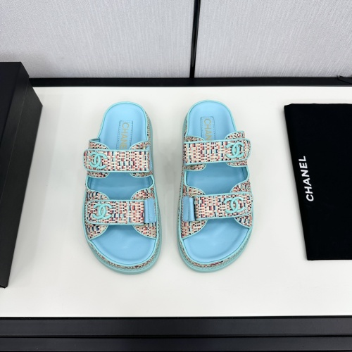 Chanel Slippers For Women #1224980 $100.00 USD, Wholesale Replica Chanel Slippers