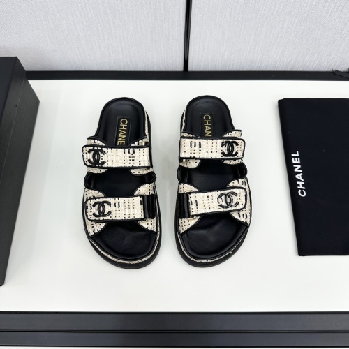 Chanel Slippers For Women #1224989 $100.00 USD, Wholesale Replica Chanel Slippers