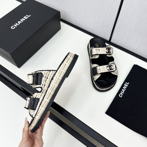 Replica Chanel Slippers For Women #1224989 $100.00 USD for Wholesale