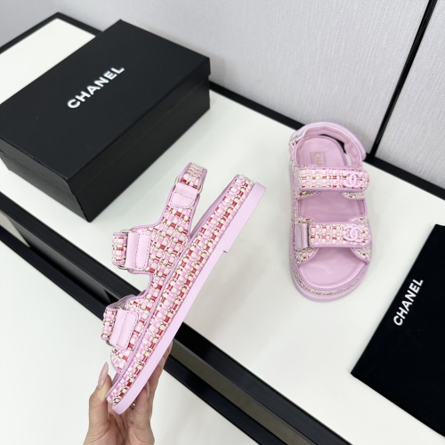 Replica Chanel Sandal For Women #1224990 $100.00 USD for Wholesale