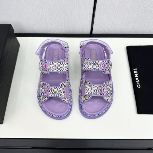 Chanel Sandal For Women #1225003 $100.00 USD, Wholesale Replica Chanel Sandal