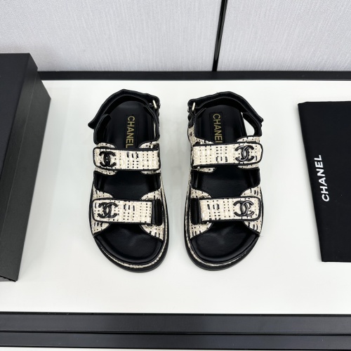 Chanel Sandal For Women #1225008 $100.00 USD, Wholesale Replica Chanel Sandal