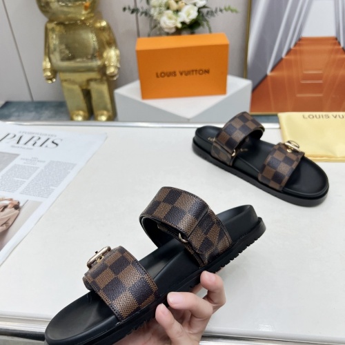 Replica Louis Vuitton Slippers For Women #1225041 $68.00 USD for Wholesale