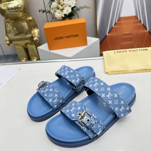 Louis Vuitton Slippers For Women #1225043 $68.00 USD, Wholesale Replica Louis Vuitton Slippers