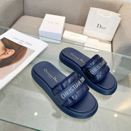 Replica Christian Dior Slippers For Women #1225052 $80.00 USD for Wholesale