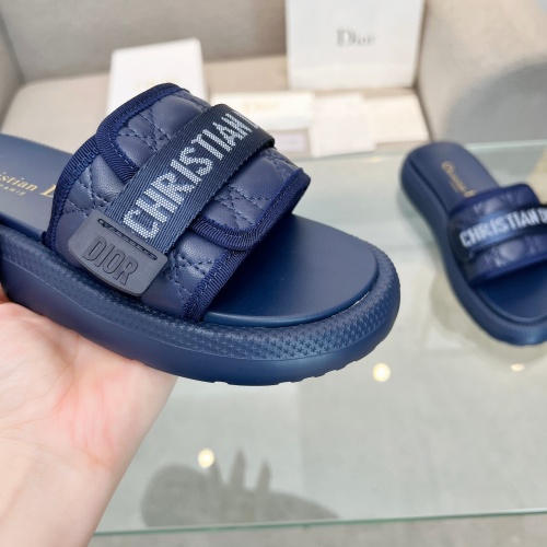 Replica Christian Dior Slippers For Women #1225052 $80.00 USD for Wholesale