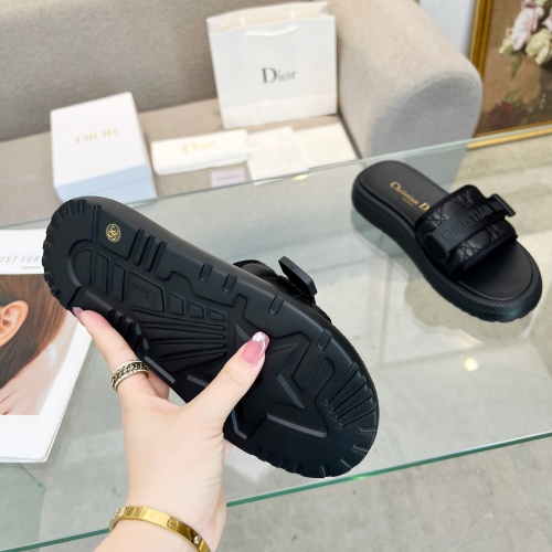 Replica Christian Dior Slippers For Women #1225055 $80.00 USD for Wholesale