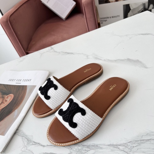 Celine Slippers For Women #1225066 $68.00 USD, Wholesale Replica Celine Slippers