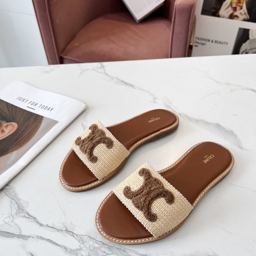 Celine Slippers For Women #1225069 $68.00 USD, Wholesale Replica Celine Slippers