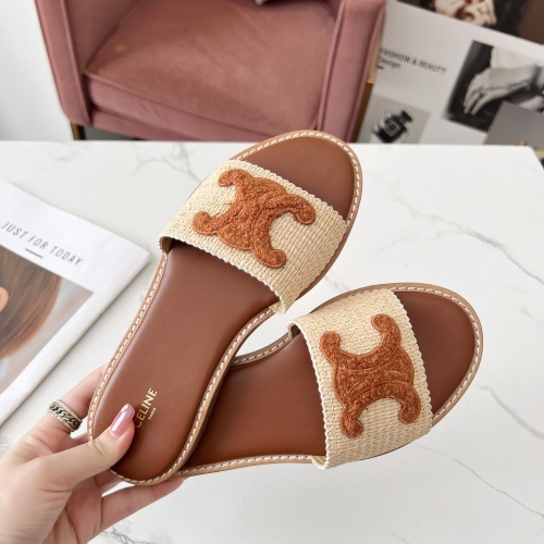 Replica Celine Slippers For Women #1225070 $68.00 USD for Wholesale