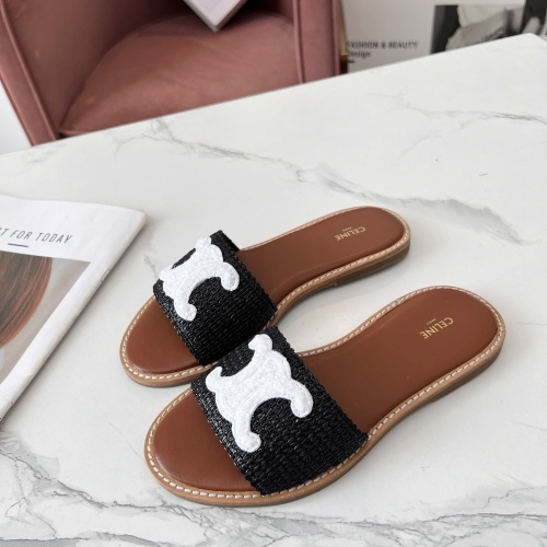 Celine Slippers For Women #1225071 $68.00 USD, Wholesale Replica Celine Slippers