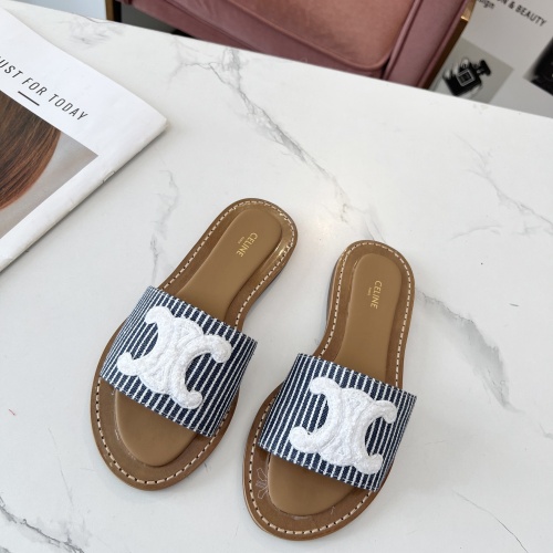 Replica Celine Slippers For Women #1225083 $82.00 USD for Wholesale