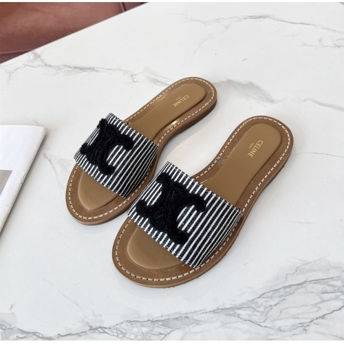 Celine Slippers For Women #1225086 $82.00 USD, Wholesale Replica Celine Slippers