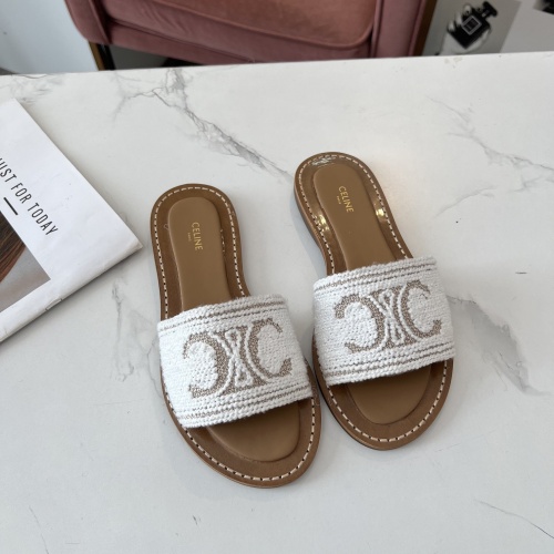 Replica Celine Slippers For Women #1225089 $88.00 USD for Wholesale