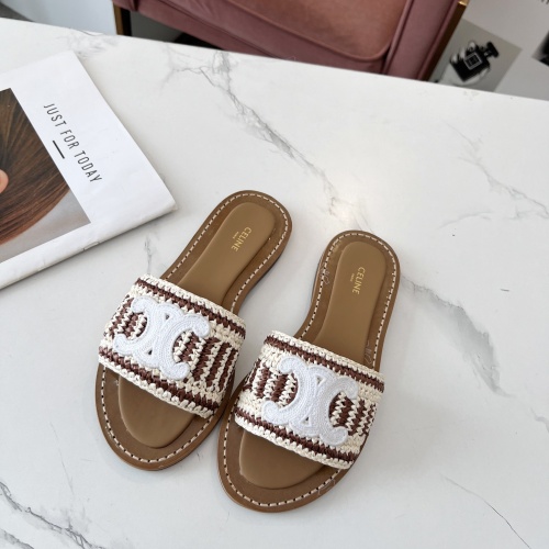 Replica Celine Slippers For Women #1225091 $88.00 USD for Wholesale