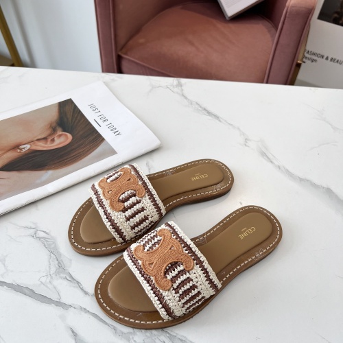 Celine Slippers For Women #1225092 $88.00 USD, Wholesale Replica Celine Slippers