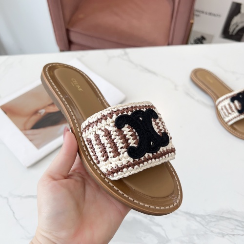 Replica Celine Slippers For Women #1225094 $88.00 USD for Wholesale