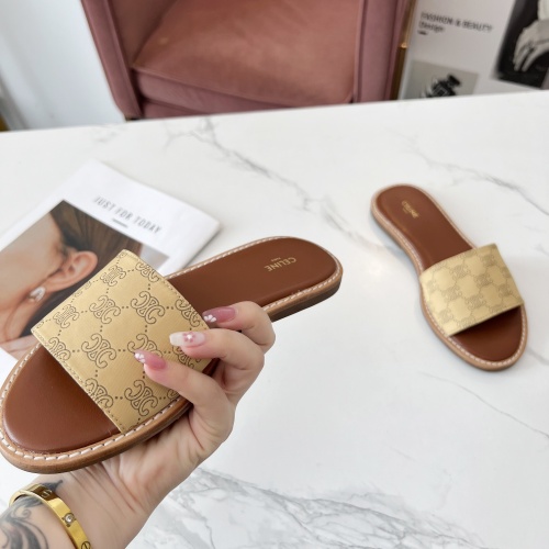 Replica Celine Slippers For Women #1225100 $68.00 USD for Wholesale