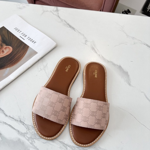 Celine Slippers For Women #1225101 $68.00 USD, Wholesale Replica Celine Slippers