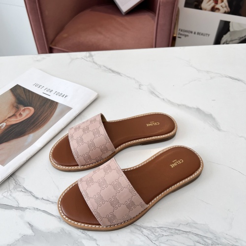 Replica Celine Slippers For Women #1225101 $68.00 USD for Wholesale