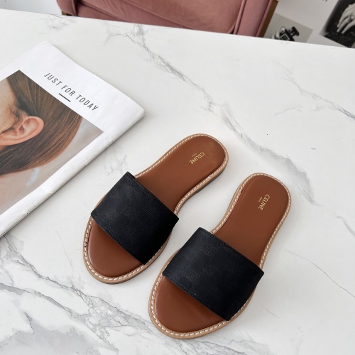 Celine Slippers For Women #1225102 $68.00 USD, Wholesale Replica Celine Slippers