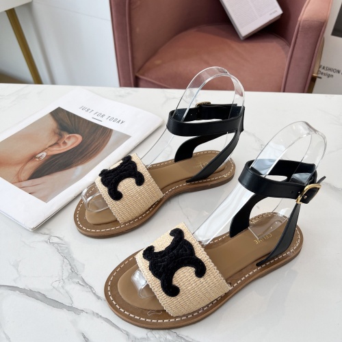 Celine Sandal For Women #1225118 $85.00 USD, Wholesale Replica Celine Sandal