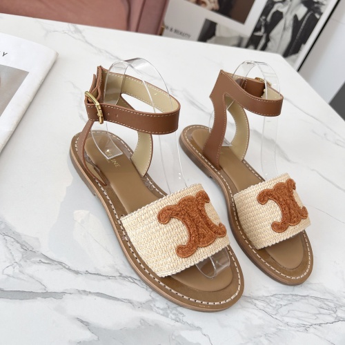 Celine Sandal For Women #1225119 $85.00 USD, Wholesale Replica Celine Sandal